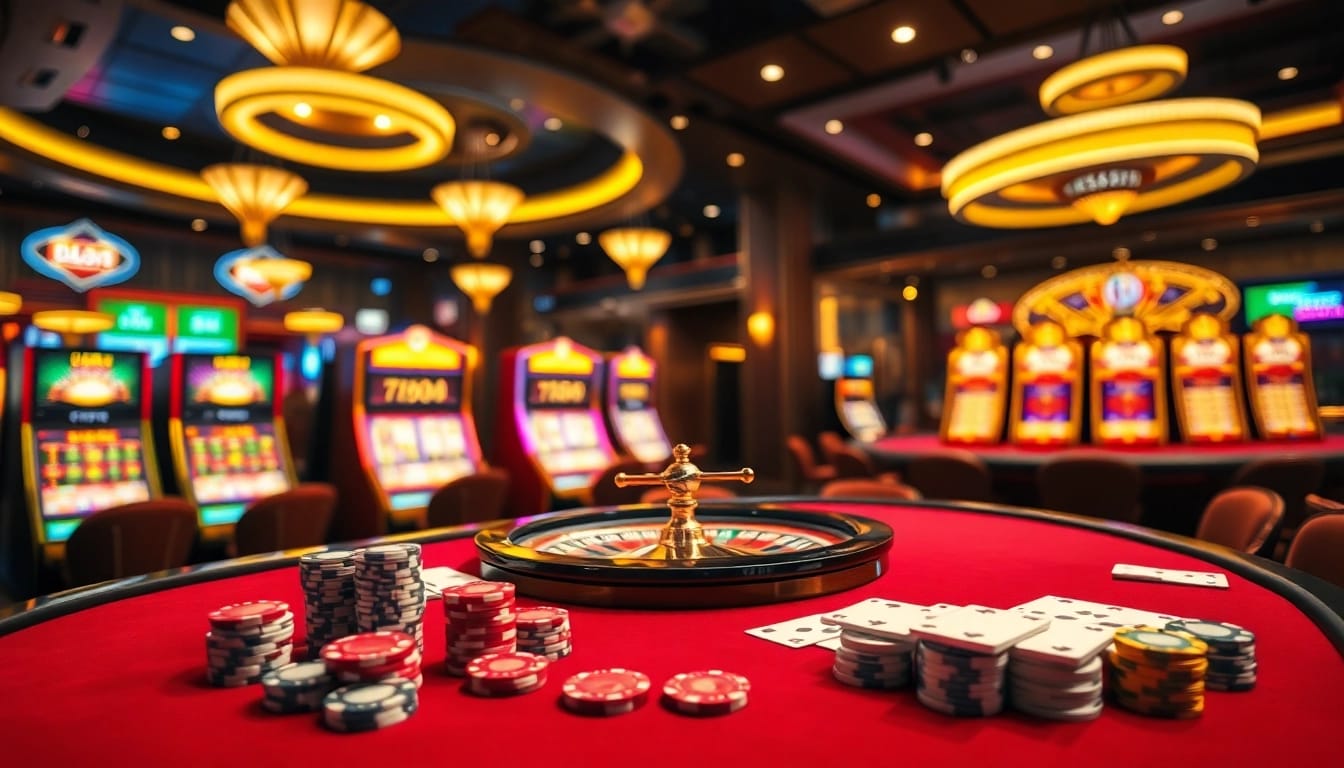 BL555 offers an exciting casino experience with high-stakes poker and vibrant slot machines.