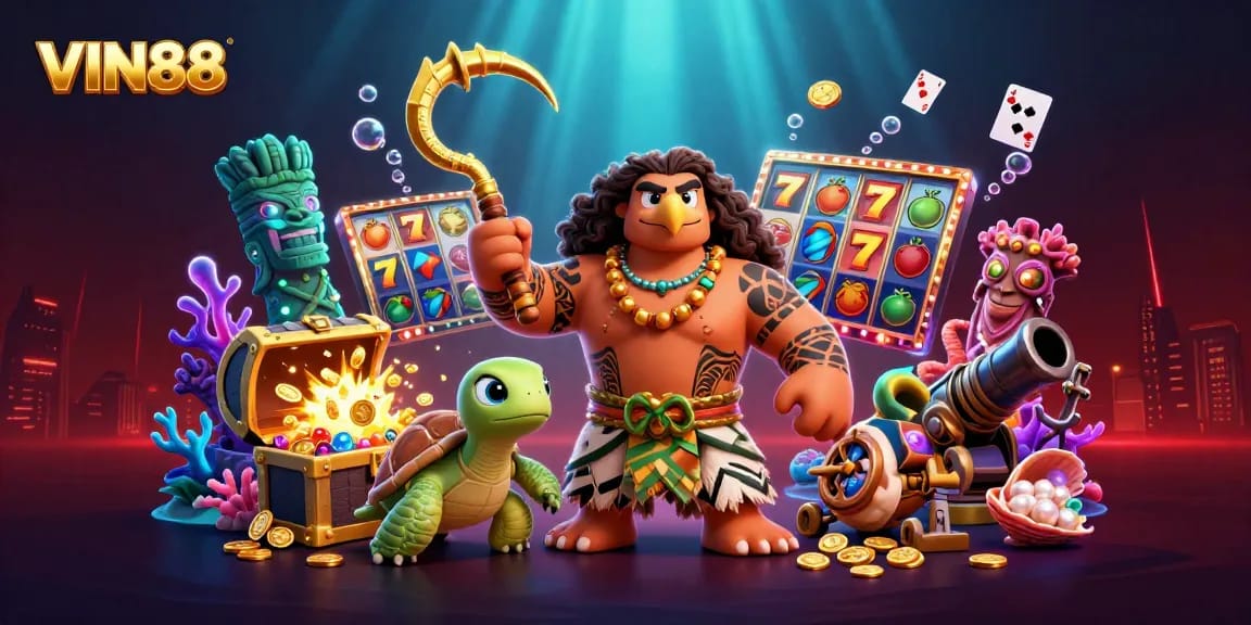 Engage with the vibrant world of VIN88, where gaming meets adventure in a slot paradise.