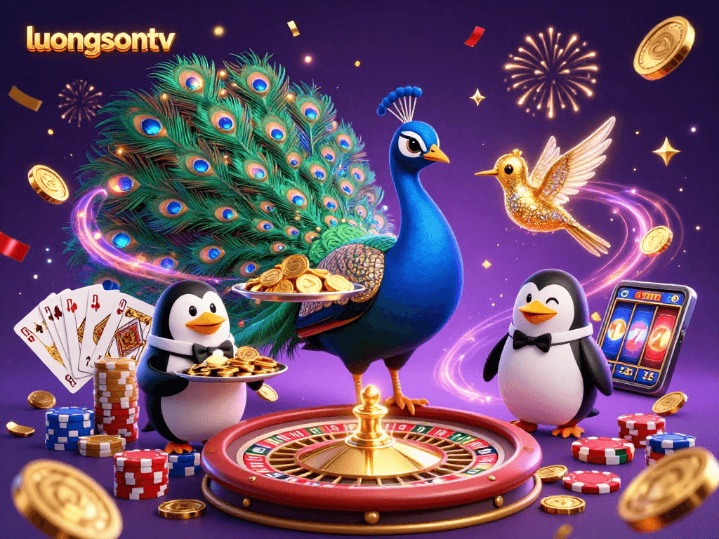 Experience the excitement of luongsontv with vibrant casino elements and dynamic characters!