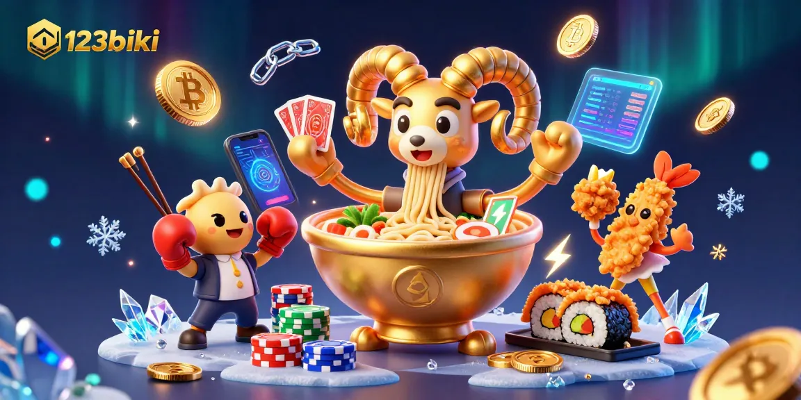 Join the excitement at 123bwiki, where a unique ramen bowl dealer brings vibrant casino fun!