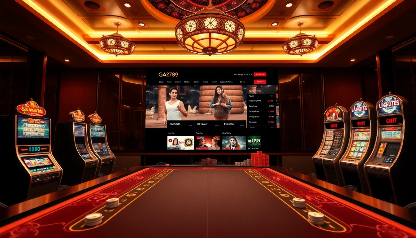 Engage in thrilling gambling action at https://ga6789.cn.com, showcasing vibrant casino tables and live betting excitement.