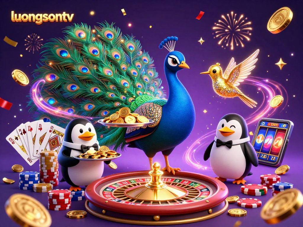 Experience the excitement of luongsontv with vibrant casino elements and dynamic characters!