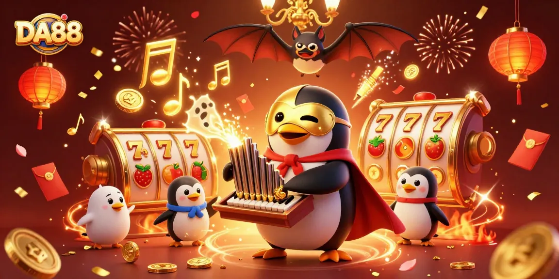 Experience thrilling gameplay at DA88 with a vibrant casino illustration showcasing rich elements.